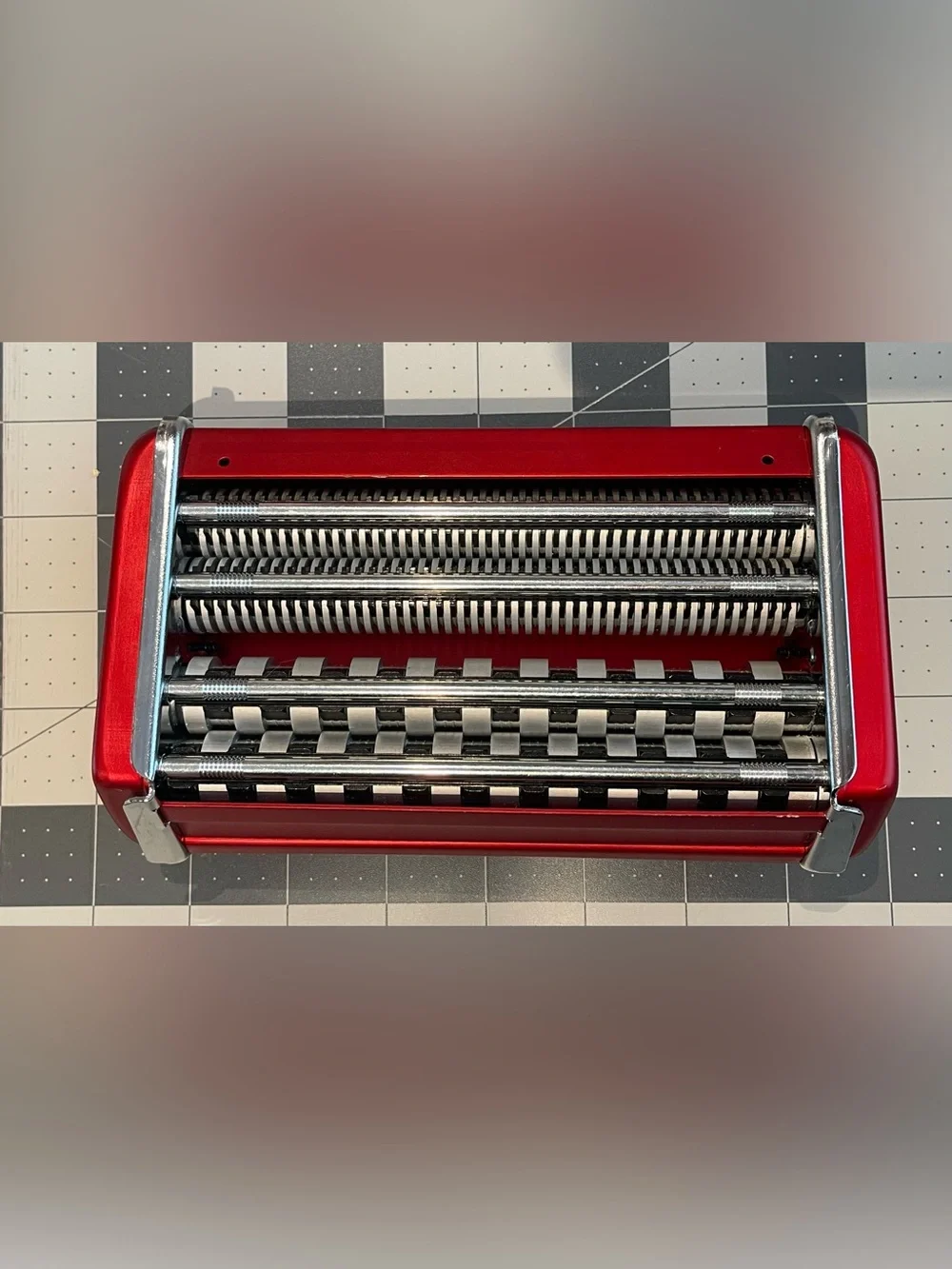 Marcato Atlas 150 Double Cutter Attachment RED Pasta Machine Part Made Italy